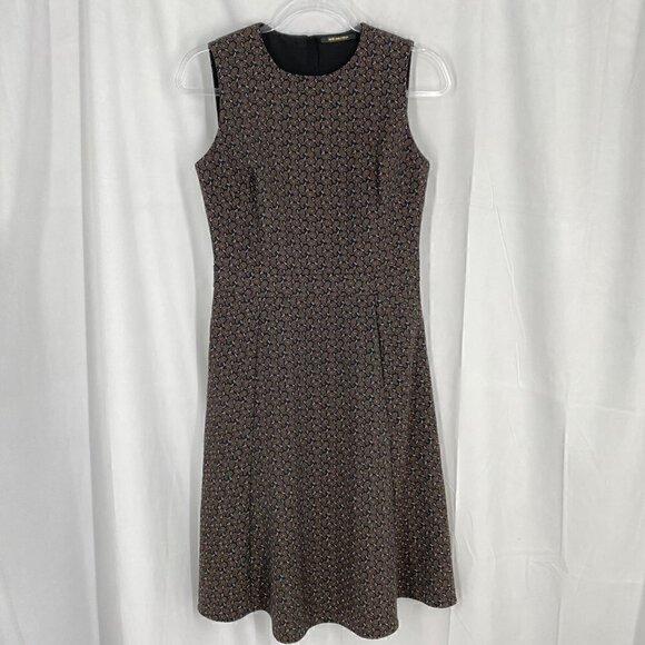 Kobi Halperin Black Paisley Fit and Flare Dress - Picture 1 of 8